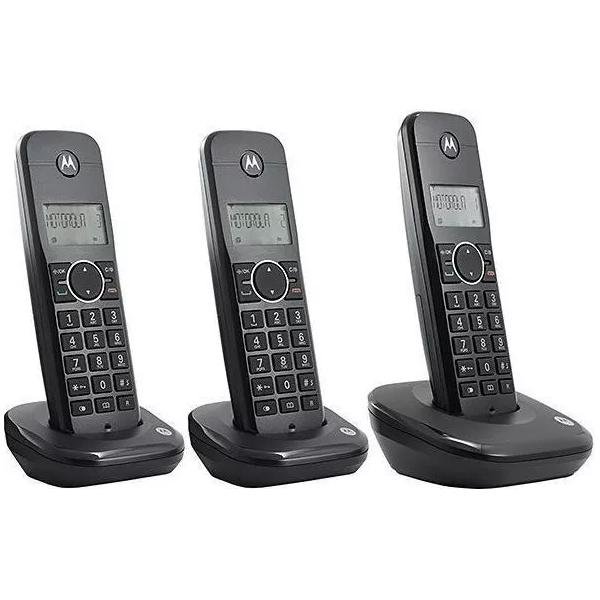Telefone Motorola 500ID-3 com 3 Base Bina