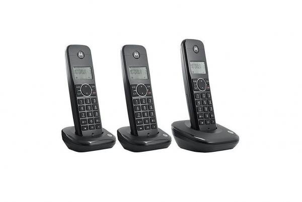 Telefone Motorola 500ID-3 com 3 Base Bina