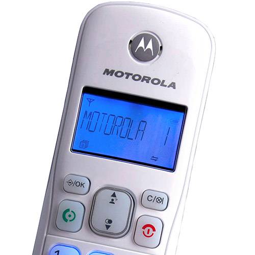 Telefone Motorola Digital AURI 3500W DECT Sem Fio e com Identificador de Chamadas