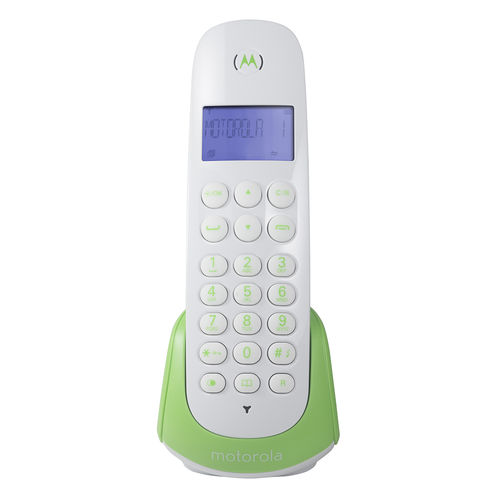 Telefone Motorola MOTO700-G Dect S/ Fio Digital C/ Ident. de Chamadas – Verde