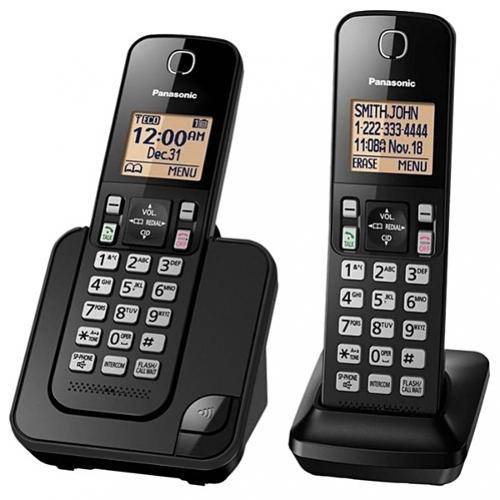 Tudo sobre 'Telefone Panasonic Kx- Tgc352 Sem Fio com Bina 2 Aparelhos - Preto'