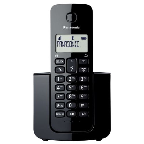 Telefone Panasonic Sem Fio C/ Id de Chamadas - Preto