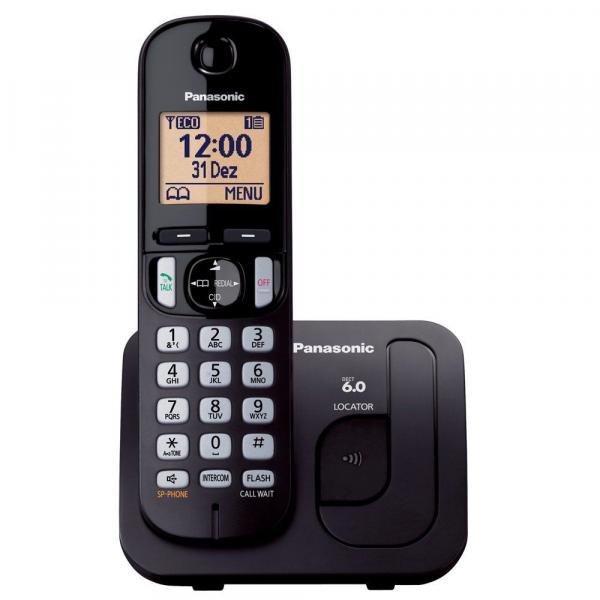 Telefone Panasonic, Sem Fio com Identificador de Chamadas - KX-TGC210LBB
