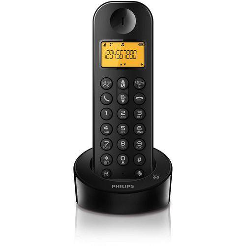 Telefone Philips D1301b Dect 6.0 2v 1fone