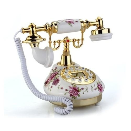 Tudo sobre 'Telefone Rosa Vintage Antigo Retro Decoração'