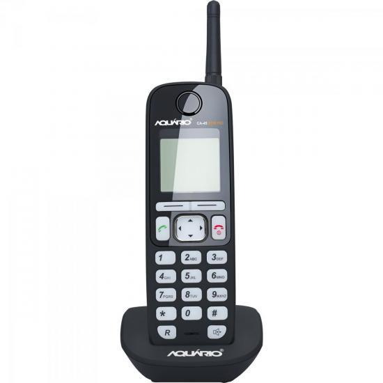 Telefone Rural Sem Fio Quadriband Ca45 Preto Aquario