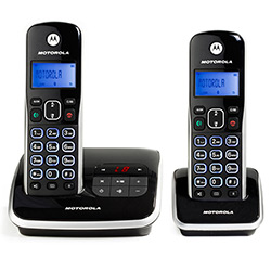 Telefone S/Fio C/Ident. Chamadas, Viva-Voz, Sec.Eletrônica + Ramal Auri 3500SEMRD2 - Motorola