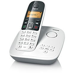Telefone S/ Fio DECT 6.0 C/ Identificador de Chamadas, Viva-Voz, Secretária Eletrônica e Display Iluminado - A495 Branco - Siemens Gigaset
