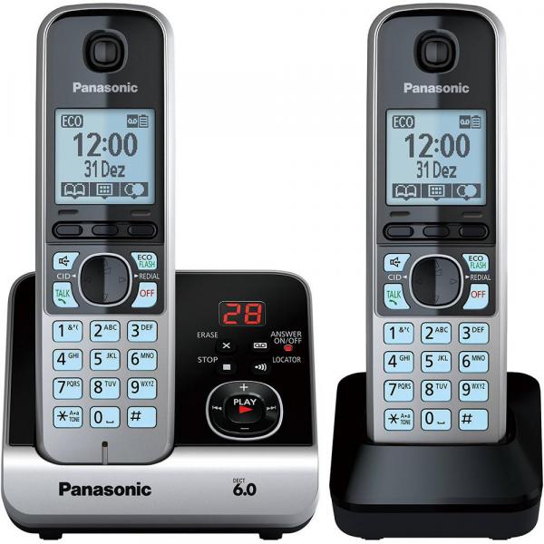 Telefone S/fio Dect6.0 Kx-tg6722lbb - Panasonic
