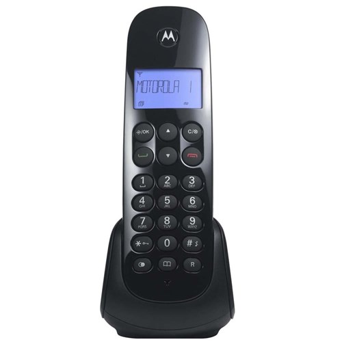 Telefone S/ Fio Digital Moto700 Preto Motorola
