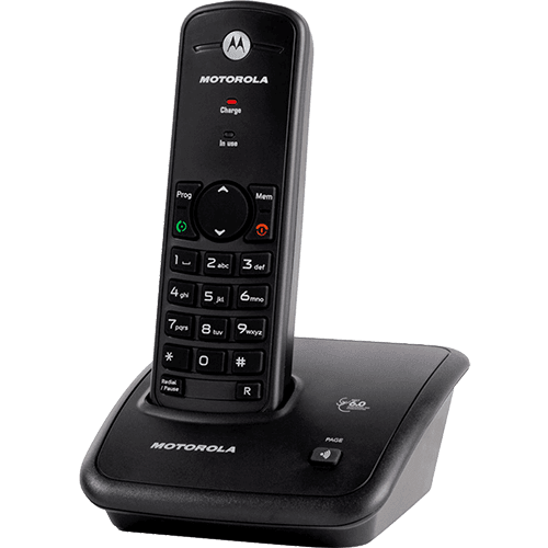Telefone S/ Fio Fox 500 DECT 6.0 C/ Rediscagem e PAGE - Motorola