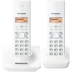 Telefone S/ Fio KX-TG1712LBW Branco + Ramal - Panasonic