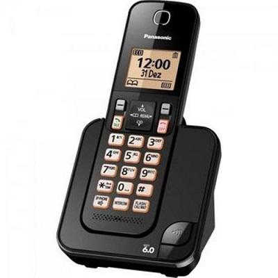 Telefone S/ Fio Kx Tgc350lbb Panasonic