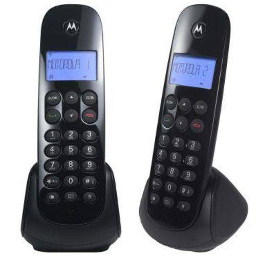 Telefone Sem Fio + 1 Ramal Motorola MOTO 700-MRD2 - Display Luminoso, DEC