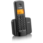 Telefone Sem Fio C Identificador e Viva Voz TSF8001 Preto