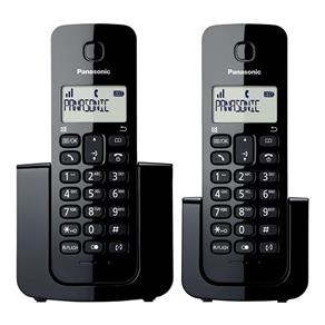 Telefone Sem Fio com Base + Ramal com Id Panasonic Kx-Tgb112Lbb - BIVOLT