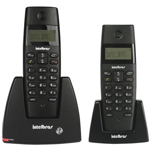 Telefone Sem Fio com Base/Ramal Dect 6.0ghz Ts40 Preto - Intelbras