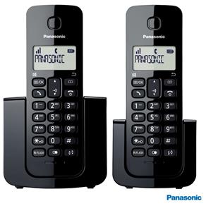 Telefone Sem Fio com Base Ramal Kx-Tgb112Lbb 1.9 Ghz Preto - Panasonic