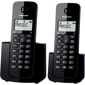 Telefone Sem Fio com Id Base com Ramal Kx-Tgb112Lbb Preto Panasonic