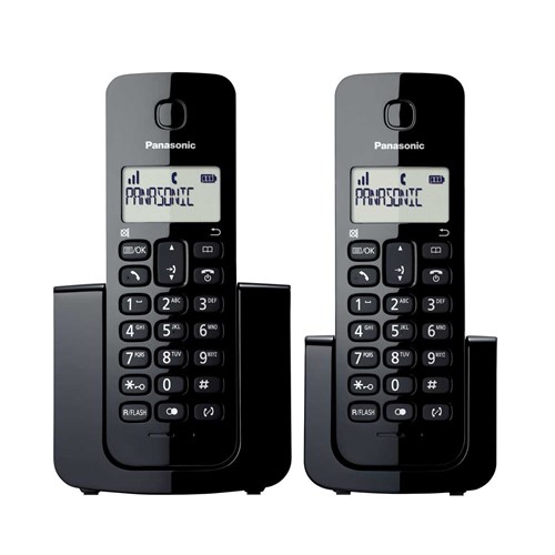Telefone Sem Fio com Id Base + Ramal Kx-Tgb112lbb Preto Panasonic