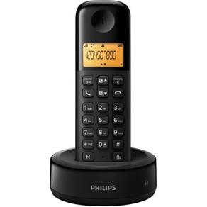 Telefone Sem Fio com Id D1301B/Br Preto Philips