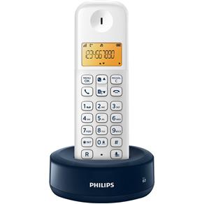 Telefone Sem Fio com Id D1301wd/br Branco/azul Philips - 100/240VAC - 50/60HZ