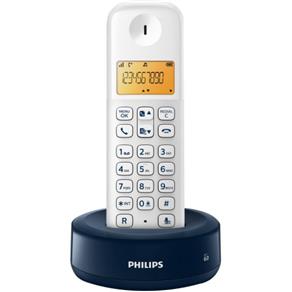 Telefone Sem Fio com Id D1301Wd/Br Branco/Azul Philips