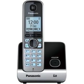 Telefone Sem Fio com Identificador de Chamadas Kx-Tg6711 Preto Panasonic - Preto