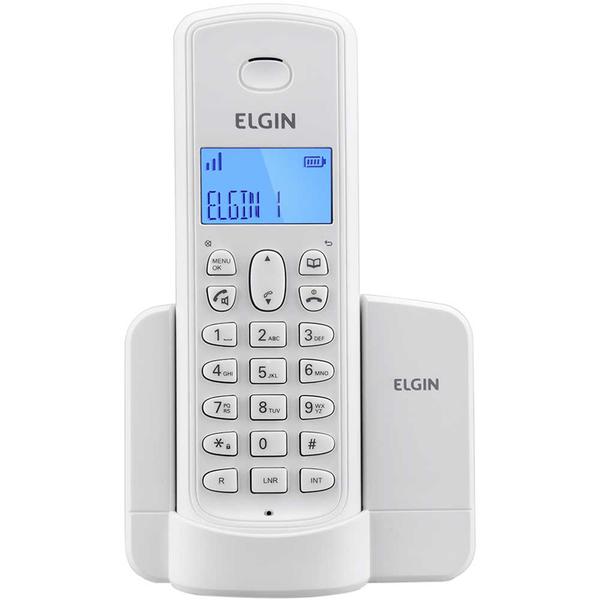 Telefone Sem Fio com Identificador de Chamadas TSF 8001 Branco Elgin - Elgin