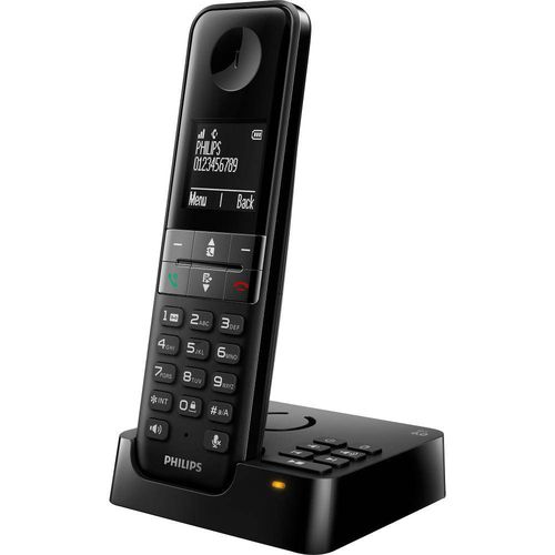 Telefone Sem Fio com Identificador/Secretária/Viva-Voz D4551b/Br Preto Philips