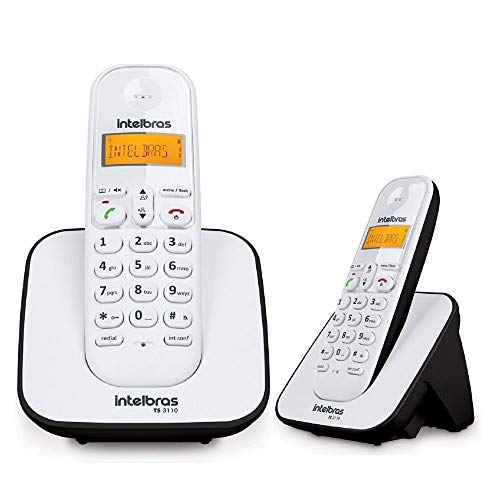 Telefone Sem Fio com Ramal Adicional Bina TS 3110 Intelbras