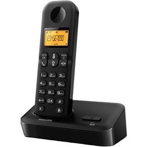 Telefone Sem Fio D1501B Preto Philips - Preto
