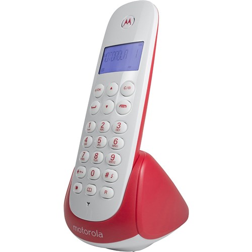 Telefone Sem Fio Dect Id - Moto700S - Motorola (Vermelho)