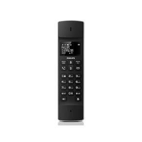 Telefone Sem Fio Design Linea Philips, Preto, Display 4, 1cm /luz de Fundo Branca, Fone com Viva-voz M3301B/BR