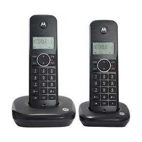 Telefone Sem Fio Digital Até 5 Ramais com Id de Chamadas + 1 Ramal MOTO500ID-2 Preto Motorola