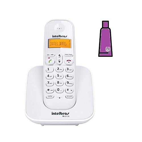 Telefone Sem Fio Digital com Bina TS 3110 Branco Intelbras