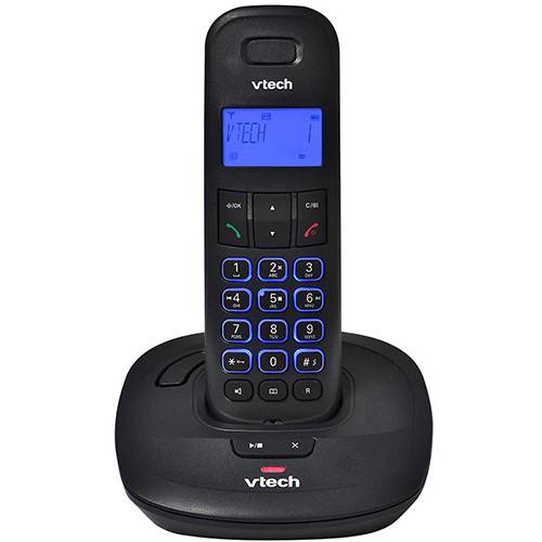Tamanhos, Medidas e Dimensões do produto Telefone Sem Fio Digital DECT VT650 SE Identificador de Chamadas Viva Voz V-Tech