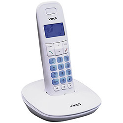 Tudo sobre 'Telefone Sem Fio Digital DECT VT650 W Identificador de Chamadas Viva Voz V-Tech'