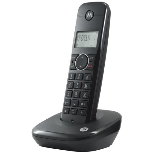 Telefone Sem Fio Digital Motorola com Identificador de Chamadas Preto Moto500id