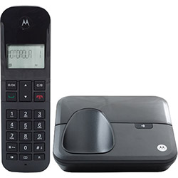 Telefone Sem Fio Digital Motorola Moto 3000-mrd2 DECT com Identificador de Chamadas