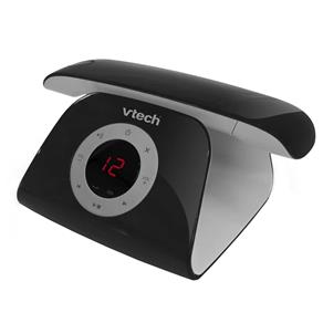 Telefone Sem Fio Digital Vtech Retrô Phone B com Identificador de Chamadas, Viva-Voz e Secretária Eletrônica - Preto