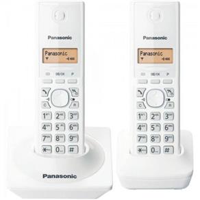 Telefone Sem Fio e Ramal Branco Panasonic Kx-Tg1712