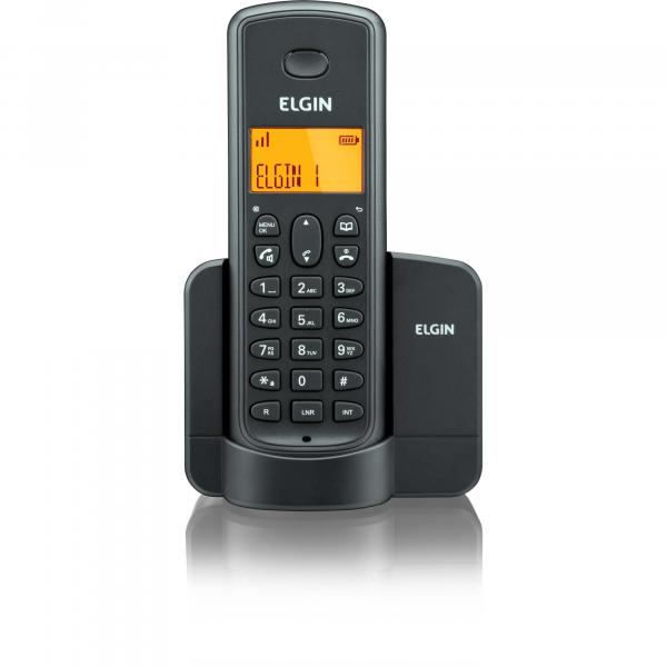Telefone Sem Fio Elgin com Identificador de Chamadas TSF8001 Preto