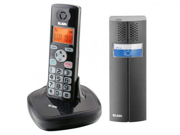 Telefone Sem Fio Elgin Expansível para 3 Ramais - Identificador de Chamadas- DDB Home