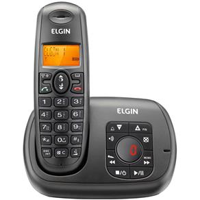 Telefone Sem Fio Elgin Tsf - 700Se com Secretária Eletrônica - Preto - Bivolt