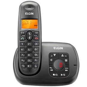 Telefone Sem Fio Elgin TSF-700SE com Tecnologia DECT 6.0, Identificador de Chamadas, Secretária Eletrônica, Viva Voz e Display Iluminado