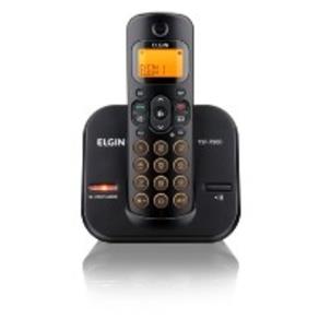 Telefone Sem Fio Elgin TSF-7500 Tecnologia DECT 6.0 Identificador de Chamadas Viva Voz e Display Iluminado Preto