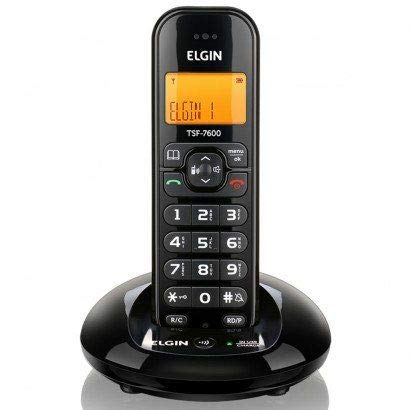 Telefone Sem Fio Elgin TSF 7600 - Identificador de Chamada Viva Voz Conferência