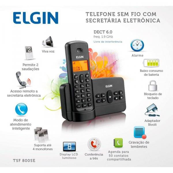 Telefone Sem Fio Elgin TSF 800 SE