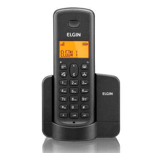Tudo sobre 'Telefone Sem Fio Elgin TSF 8001 com Identificador de Chamadas, Viva Voz e Display Iluminado – Pret'